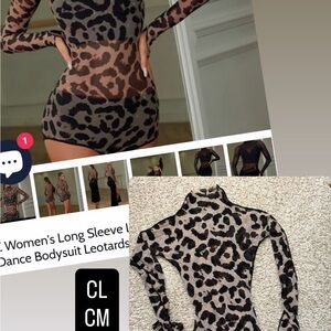 Leopard Print Kids Dance Costume ballroom beautiful